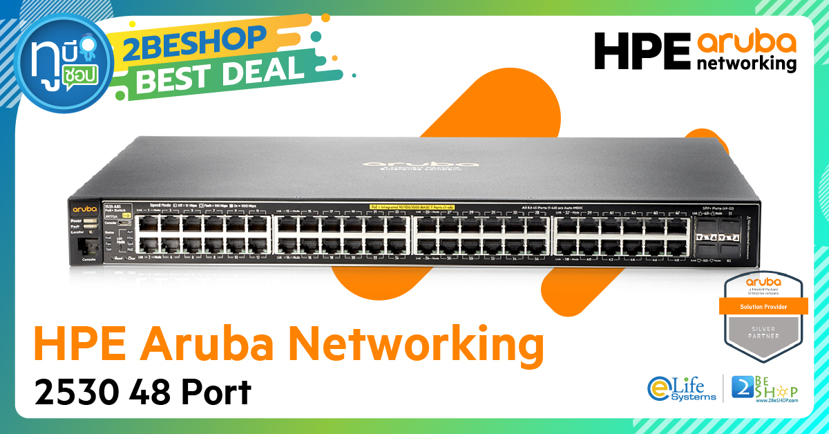 【新品未使用】HP Aruba 2530 48G (J9775A) HPE Aruba 2530-48G 48-Port Gigabit Ethernet Network Switch